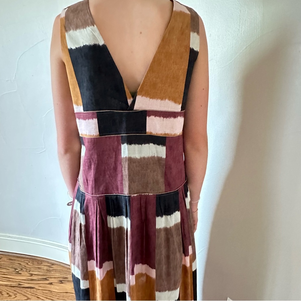 Marni Deep V-Neck Maxi Dress - Picture 5 of 13